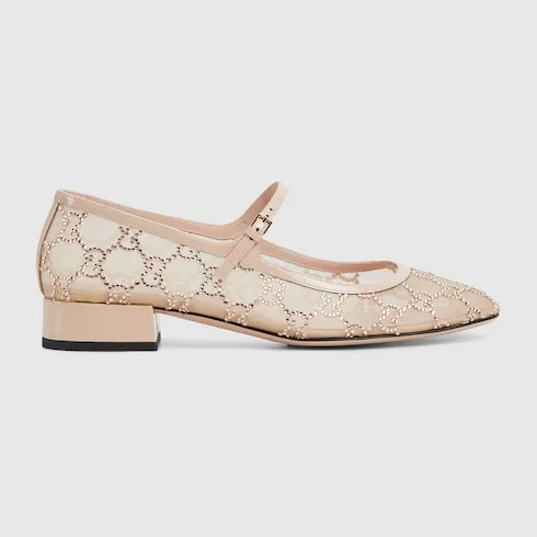 Gg Crystal Ballet Flat