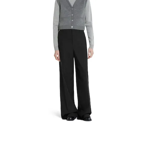 Wool Pants With Logo