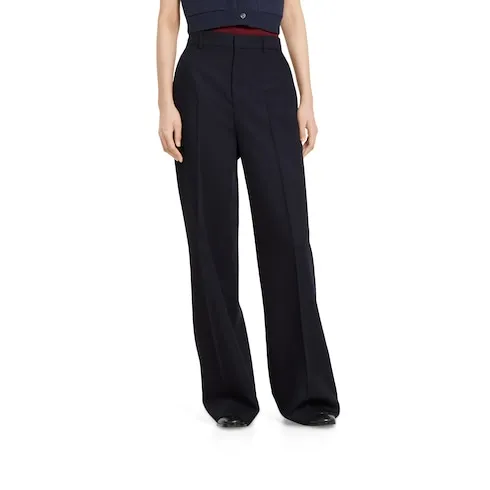 Wool Pants With Logo