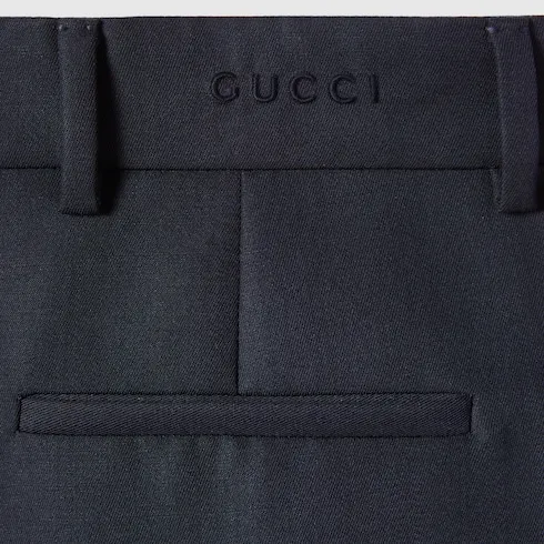 Wool Pants With Logo