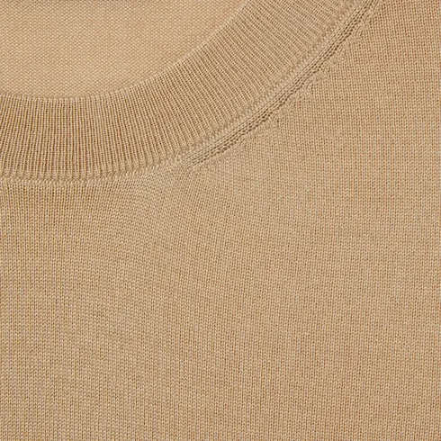 Cashmere And Silk Top With Intarsia