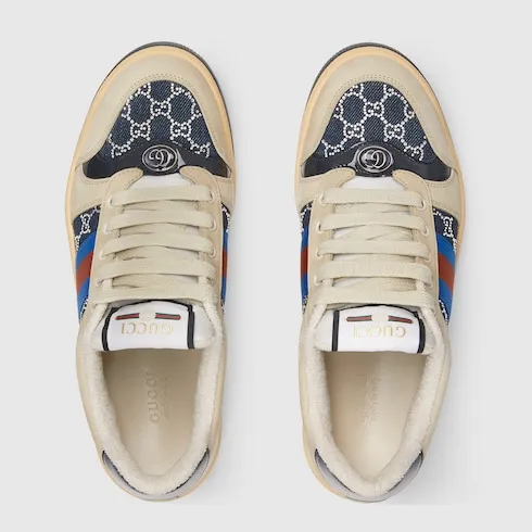 Gg Crystal Screener Sneaker
