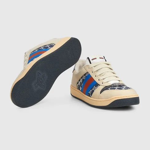 Gg Crystal Screener Sneaker