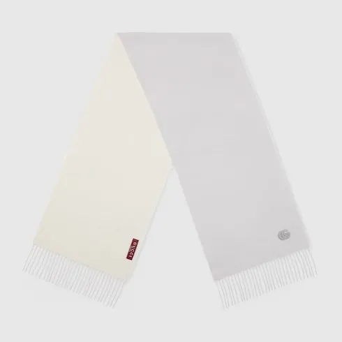 Cashmere Scarf With Patch