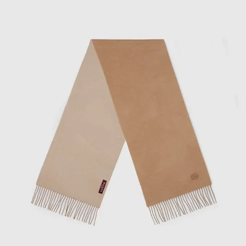Cashmere Scarf With Patch