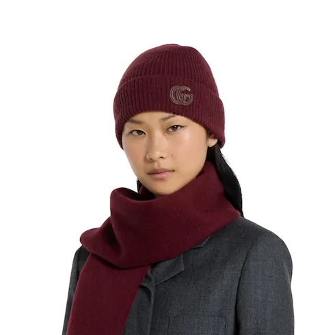 Cashmere Scarf With Patch