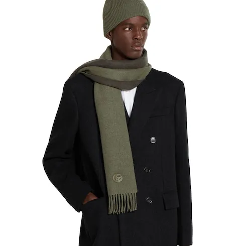 Cashmere Scarf With Patch