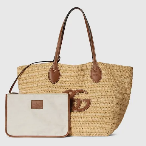 Woven Medium Tote Bag