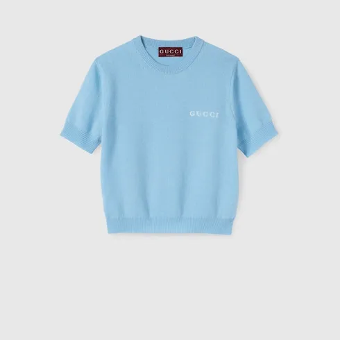 Cashmere Top With Intarsia