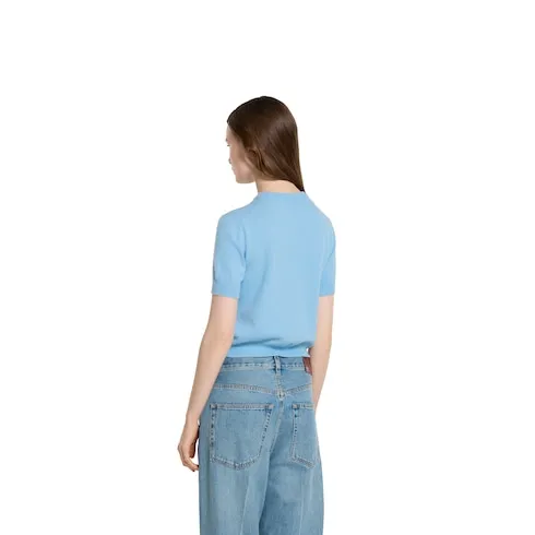 Cashmere Top With Intarsia