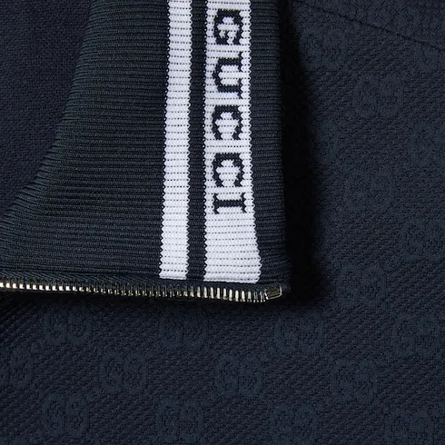 Gg Technical Jersey Zip Jacket