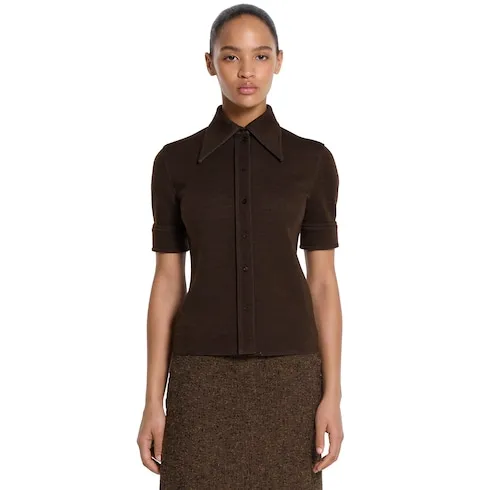 Wool Cotton Jersey Shirt