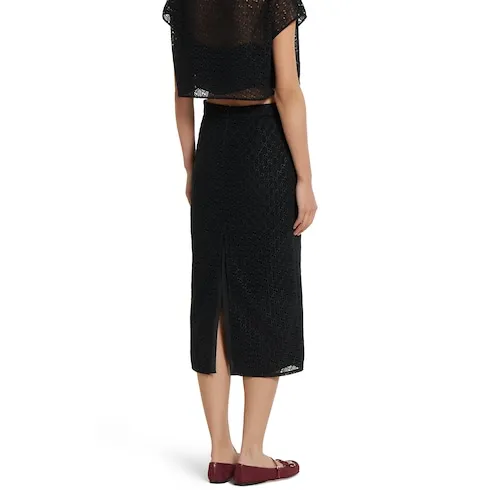 Gg Macramé Skirt