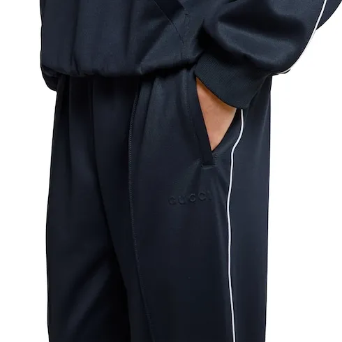 Technical Jersey Pant With Embossed Logo