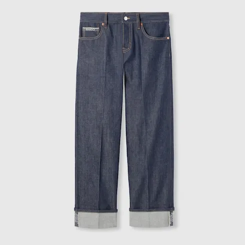 Denim Pants With Gucci Selvedge
