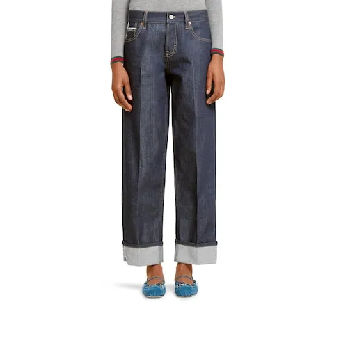 Denim Pants With Gucci Selvedge