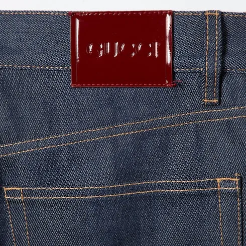Denim Pants With Gucci Selvedge