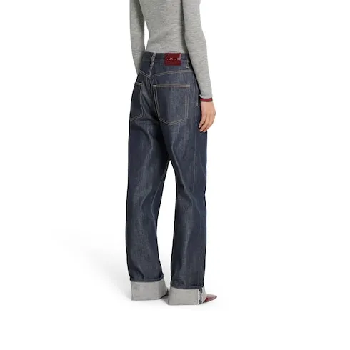 Denim Pants With Gucci Selvedge