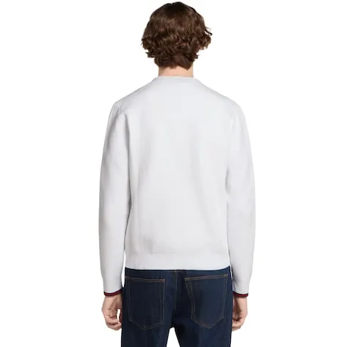 Cotton Piquet Knit Cardigan