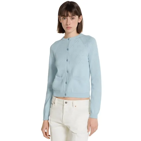 Gg Cotton Cardigan