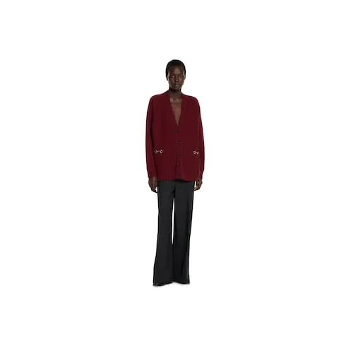 Cashmere Wool Cardigan With Horsebit