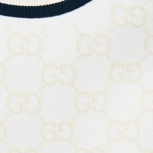 Gg Fine Cotton Jacquard Dress