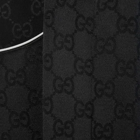 Gg Satin Dress With Double G Belt