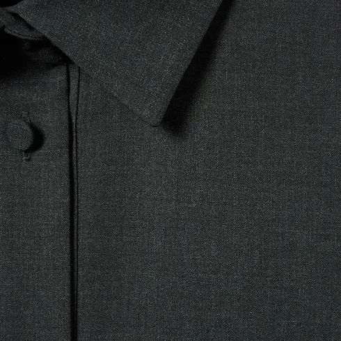 Wool Dress With Horsebit
