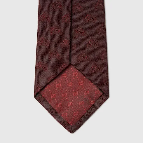 Equestrian Silk Jacquard Tie