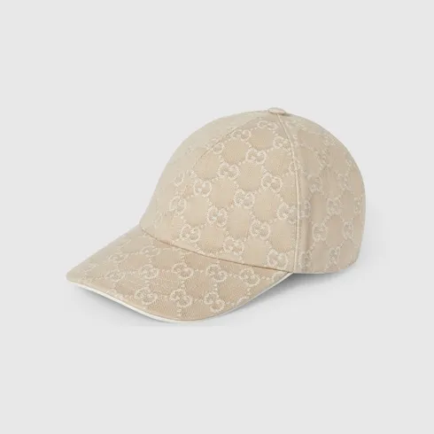 Gg Denim Baseball Hat With Horsebit