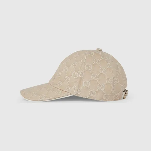 Gg Denim Baseball Hat With Horsebit