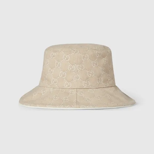 Gg Denim Bucket Hat