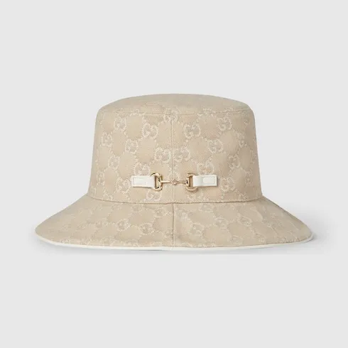 Gg Denim Bucket Hat