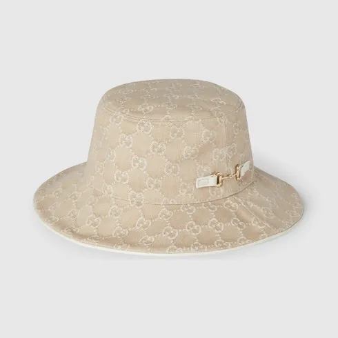 Gg Denim Bucket Hat