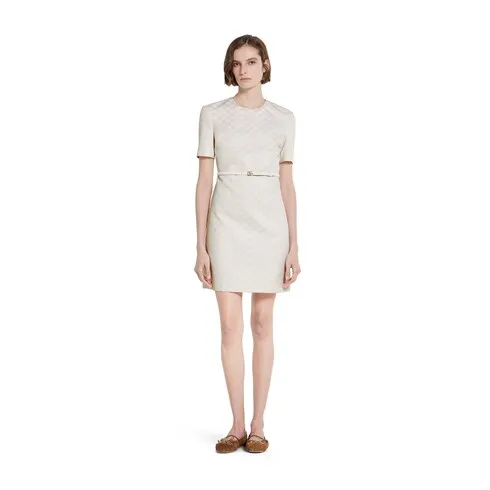 Gg Cotton Gabardine Dress
