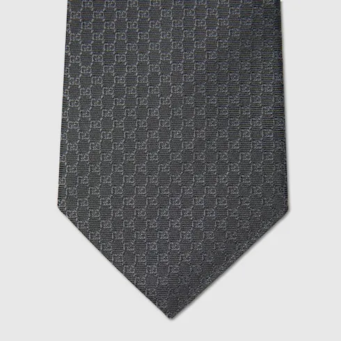 Gg Silk Jacquard Tie
