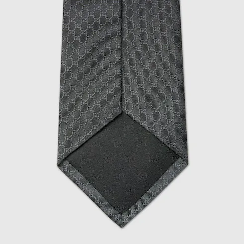 Gg Silk Jacquard Tie