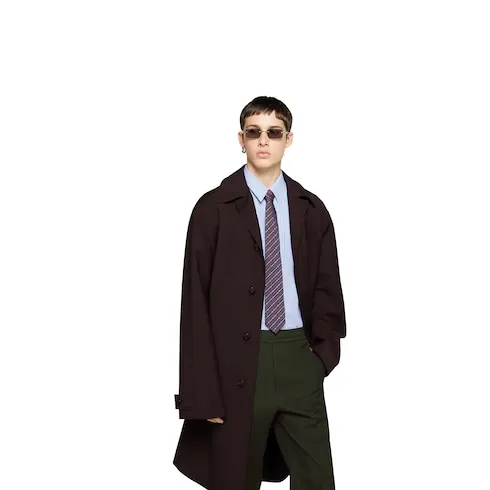 Horsebit Silk Jacquard Tie