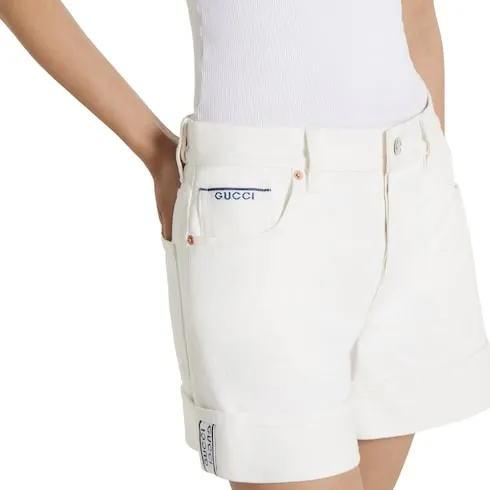 Cotton Selvedge Denim Shorts