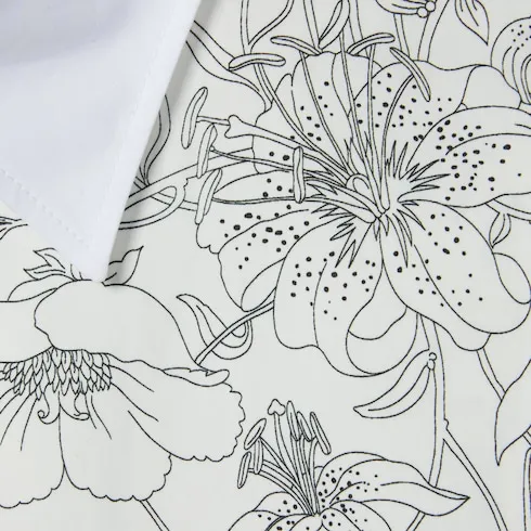 Printed Cotton Poplin Shirt