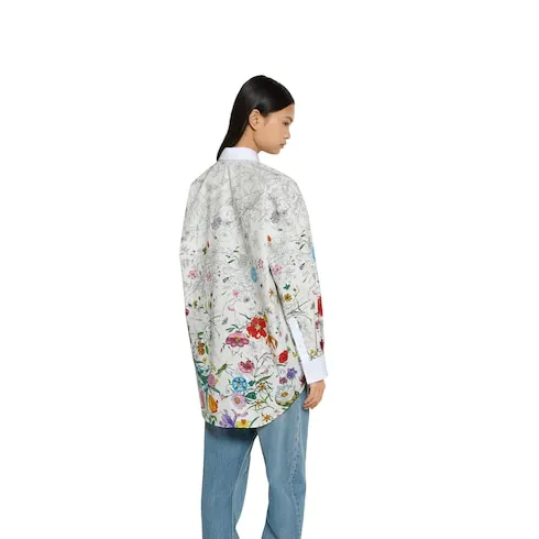 Printed Cotton Poplin Shirt