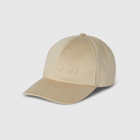 Cotton Baseball Hat With Embroidery