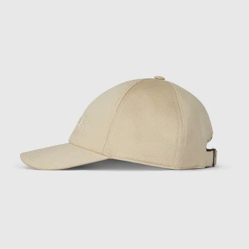 Cotton Baseball Hat With Embroidery