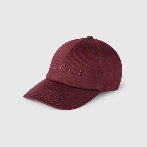 Cotton Baseball Hat With Embroidery