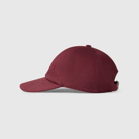 Cotton Baseball Hat With Embroidery