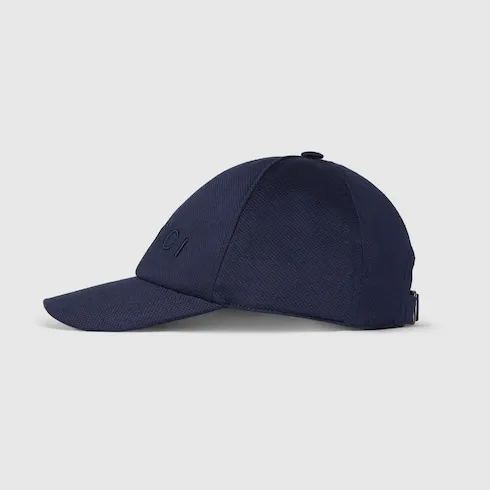 Cotton Baseball Hat With Embroidery