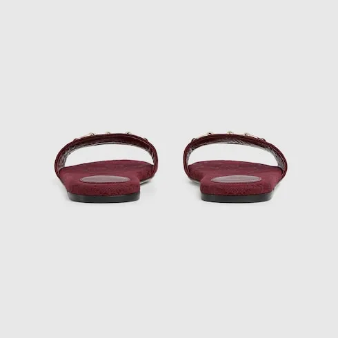Slide Sandal With Horsebit
