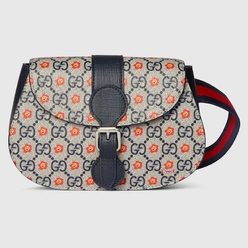 Children's Printed Gg Belt Bag