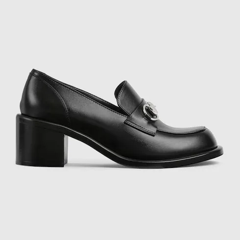 Heeled Loafer With Horsebit