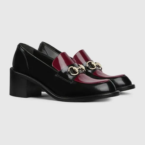 Heeled Loafer With Horsebit